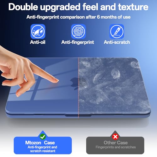 Case Compatible with MacBook Neo 13 inch Laptop 2026 (Model A3404), Scratch Resistant Protective Hard Shell Cover, Crystal Indigo - color: Crystal Indigo