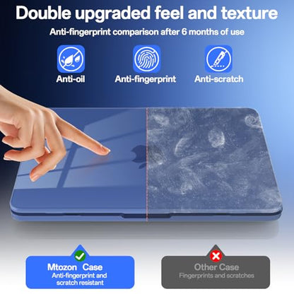 Case Compatible with MacBook Neo 13 inch Laptop 2026 (Model A3404), Scratch Resistant Protective Hard Shell Cover, Crystal Indigo - color: Crystal Indigo