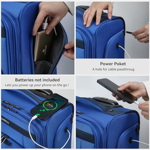 16 Inch Underseat Carry on Luggage With Wheels Weekender Overnight Business Travel Bag Suit cases Mini Suitcases with Wheels Under Seat Bag for Airlines,Blue - color: Blue, size: Underseat 16 inch