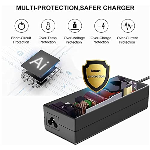 DECSZDY Laptop Charger Replacement for HP Laptop Computer 45W Smart Blue Tip Power Adapter