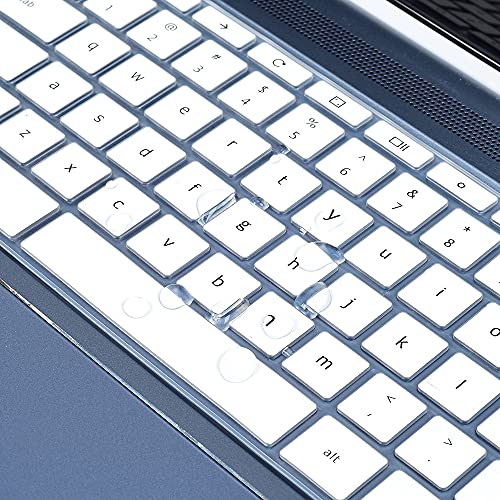 Keyboard Cover for HP 11.6/14 inch Chromebook x360, HP Chromebook 11 G2, G3, G4, G5, G6 EE G7 EE, HP Chromebook 14-db/ca/ak/DA 14B-CA 14a-na Series, HP Chromebook 14 G2 G3 G4 Keyboard Cover, White - color: White