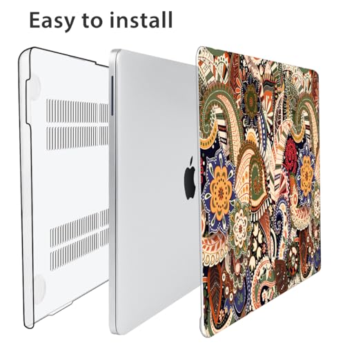 Compatible with MacBook Neo Case 13 inch 2026 Release A3404 with A18 Pro Chip, Anti-Crack & Scratch Protective Hard Shell Case & Keyboard Cover & Screen Protector & Webcam Cover, Mandala - color: Mandala