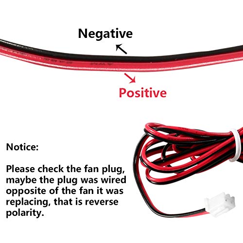 3D Printer Cooling Fan, 40mm x 40mm x 10mm Blower Cooling Fan with 2 Pin Terminal for Hotend Extruder Heatsinks Makerbot MK7 MK8 CPU Chip (24V 0.06A) - color: 24V(4010)