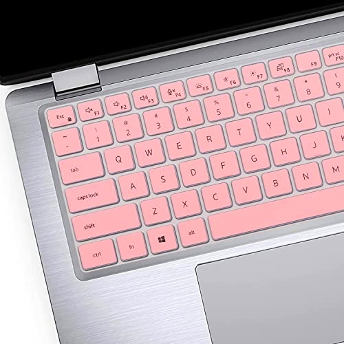 Keyboard Cover Skin for Dell Latitude 3440 3450 5450 5440 5430 5431 5420 14", Latitude 14" 7450 7440 7430 7420 7410 9420 9430, Latitude 16" 7650 7640, Latitude 9520 9510 7520 15.6" 2024-2022-Pink - color: Pink
