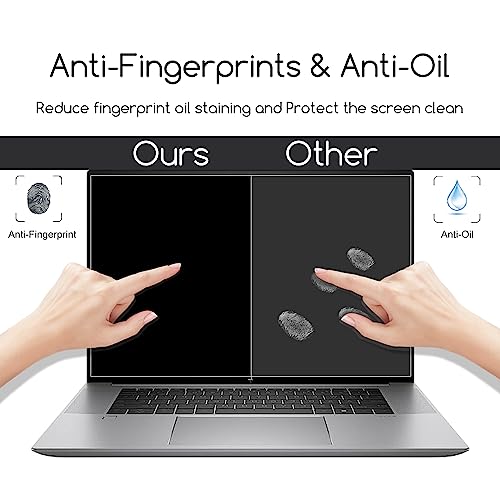 2-Pack HP Laptop 16-Inch HD Crystal Clear Screen Protector for HP OmniBook 3 16 / OmniBook 5 16/OmniBook 7 16丨HP OMEN 16/Envy 16/Spectre 16/ZBook 16 & EliteBook 16 (G11/G10/G9) Series 16-Inch Laptop - color: HD