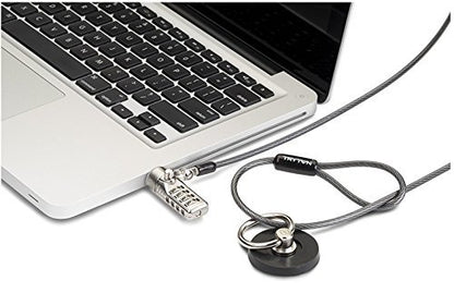 Laptop combination Cable Lock for any devices featuring a Kensington Security Slot (302140S)