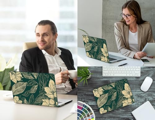 CISSOOK Compatible with MacBook Pro 14 inch Case 2026 2025 2024 2023 2022 | A3434 A3427 A3426 A3112 A3185 A3401 A2918 A2992, 5in1 Kit Hard Shell Case for MacBook Pro 14 M1 M2 M3 M4 M5, Elegant Floral - color: 14inch-Elegant Floral