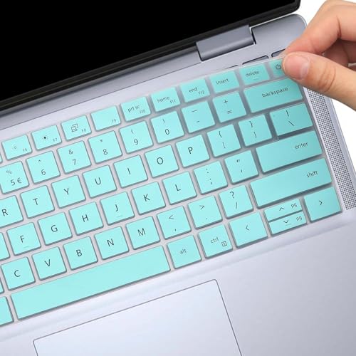 Keyboard Cover for Dell 14 Plus DB04250 DB04255 DB14250 DB14255,Dell Inspiron 14 5440 7441 7440 7445 14" & Inspiron 16 7640 16" Laptop US Layout (Not Fit:Dell 14S & 14 DA14250 Premium)-Hotblue - color: Hotblue
