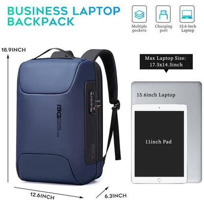 BANGE Tech Laptop Backpack for Men and Women - color: Blue