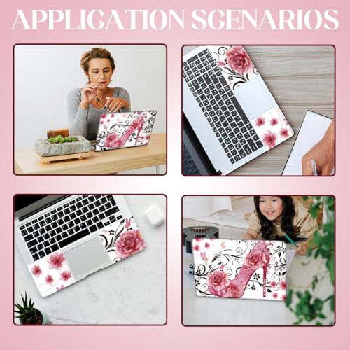 SUPERDANT Laptop Skin Sticker Decals Universal Notebook Vinyl Skin Cover - style: Pink High Heels