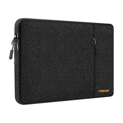 Hseok Laptop Case 13.3 14 inch Sleeve, Rainproof & Shockproof Carrying Case Compatible with MacBook Pro/Neo 14 M5/M4/M3/M2/M1,13.3 MacBook Air/Pro,XPS 14 and Most 13"-14" Notebook Tablet,Black - color: Black