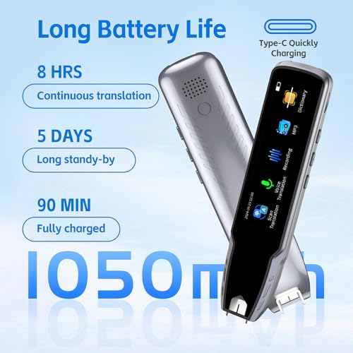 Translator Pen, Scan Reader Pen, Language Translator Device | Text to Speech, Assistive Tool for Dyslexia, Language Learners and Learning Difficulties, Including 112 Languages