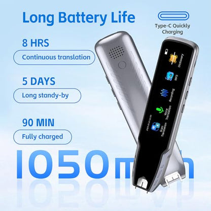 Translator Pen, Scan Reader Pen, Language Translator Device | Text to Speech, Assistive Tool for Dyslexia, Language Learners and Learning Difficulties, Including 112 Languages
