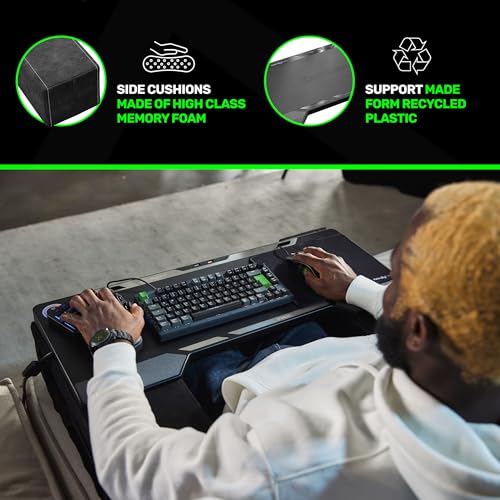 Couchmaster CYBOSS, Extra Wide Laptop Stand for Couch and Bed, Ergonomic Design with Cushions, Lap Desk for Notebooks up to 18 Inches, You are The Big Boss! The CYBOSS!