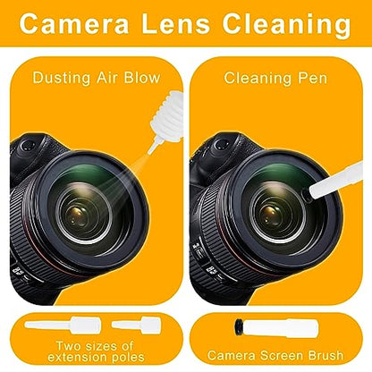 20Pcs Electronic Cleaner Kit Professional Cleaning Brush Set Multifunctional Laptop Computer Screen Dust Remove Cleaning Tool Portable Earbuds Pen Kit for Phone Camera