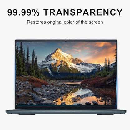 15.6-inch 16:9 Universal Laptop Screen Protector with Tempered Glass | For HP/Dell/Acer/ASUS/Samsung/Lenovo/MSI/Toshiba/LG/Razer Blade, Bubble Free,Anti Scratch Anti-Fingerprint - size: 15.6 Inch (16:9 Aspect Ratio Screen)