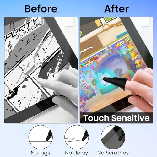 Capacitive Finger Stylus Pen for Touch Screens | Soft silicone finger tip, High sensitivity and accuracy,Universal fit for iOS & Android phones,tablets
