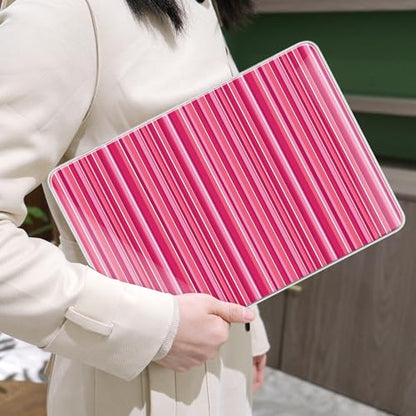 MEEgoodo Printed Case for New MacBook Neo 13 inch 2026 Release(Fit Model A3404), Laptop Hard Shell Cases with Keyboard Skin & Screen Protector & Webcam Covers, Mixed Pink Stripes - color: Mixed Pink Stripes