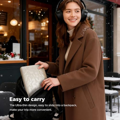 14 inch Laptop Sleeve Case for 14" MacBook Pro M5 M4, Surface Laptop Studio 2, ThinkBook 14 Gen 8, IdeaPad 3i, Yoga Slim 7X, Inspiron 14, 14.5" XPS 14, HP ThinkPad Notebook Bag, Champagne - color: Champagne, size: 14 inch / Macbook 14