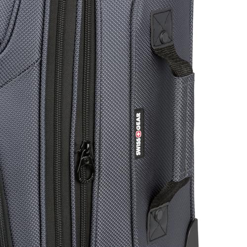 SwissGear Sion Softside Expandable Luggage, Dark Grey, 2-Piece Set (21/29), Sion Softside Expandable Luggage - color: Dark Grey, size: 2-Piece Set (21/29)