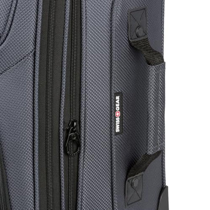 SwissGear Sion Softside Expandable Luggage, Dark Grey, 2-Piece Set (21/29), Sion Softside Expandable Luggage - color: Dark Grey, size: 2-Piece Set (21/29)