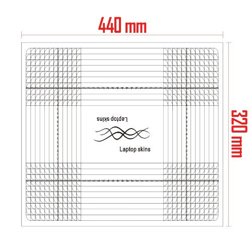 LSS 17 17.3 Inches Laptop Notebook Skin Sticker with 2 Wrist Pads - Reusable Cover Protector Vinyl Sticker Cover Decal Fits 17" - 19" HP Asus Acer Samsung - Ying Yang Dragon Pattern - color: Ying Yang Dragon, size: 17" - 19"