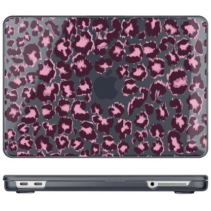 Compatible with MacBook Neo 13 inch (2026 Release A3404) (A18 Pro) with Liquid Retina Display, Printed Slim Protective Case with Screen Protector & Keybaord Cover, Leopard - color: leopard
