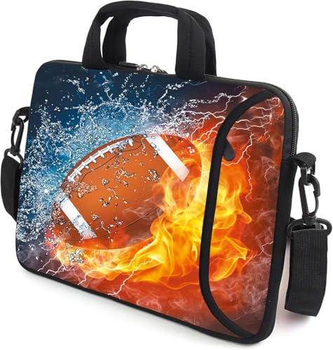 13" laptop bag laptop sleeve chromebook case adjustable shoulder strap with handle accessory pocket for men women (RYD-13-7) - color: Ryd-13-7