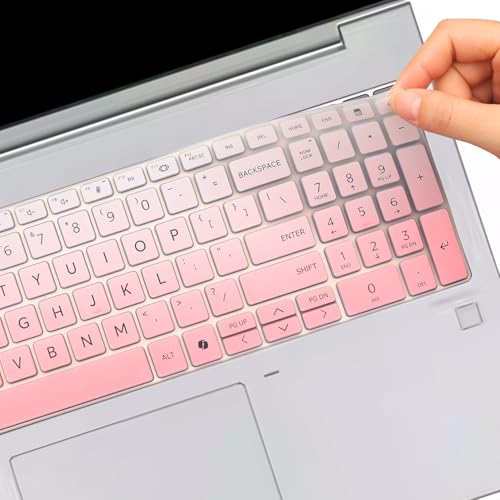 Keyboard Cover for 2026 2025 HP EliteBook 660 G11 16"/EliteBook 665 G11 16", HP ProBook 460 465G11 16 inch Laptop Accessories Protective Keyboard Cover Skin US Layout -Ombrepink - color: Ombrepink