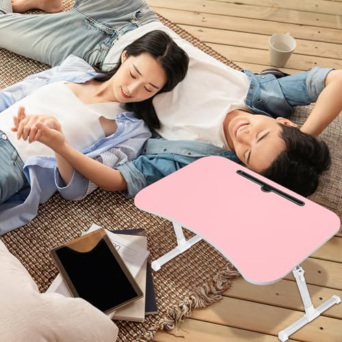 OSALADI 1set Folding Desk Legs for Bed and Worktables Adjustable Height for Student Desks Sofa Tables and Home Use