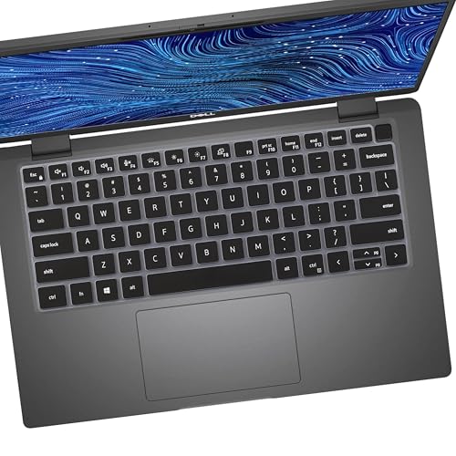 Keyboard Cover for Dell Latitude 3000 3340 13.3"(2023), Dell Latitude 5320 5330 5340 5350 13.3, Dell Latitude 7320 7330 7340 13.3" Keyboard Accessories Protective Skin-Black - color: Black