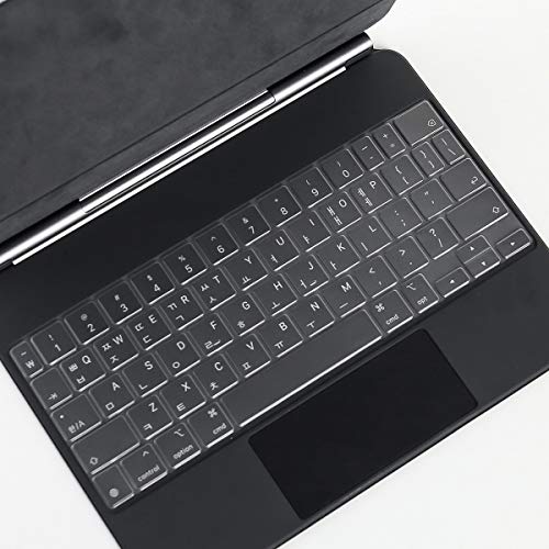 CaseBuy Ultra Thin Keyboard Cover for Apple iPad Air 11-inch(M2 2024) & iPad Air 5th 4th Gen & 2022 M2 iPad Pro 11 inch with Magic Keyboard(4th 3rd 2nd Generation), US Keyboard Layout - size: iPad Pro 11 Magic Keyboard (4th 3rd 2nd Gen)