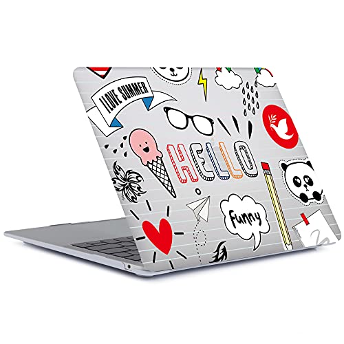 Laptop Case Compatible with MacBook Pro 13 inch with CD-ROM Model: A1278(Old Version 2012/2011/2010/2009/2008), Protective Plastic Hard Shell Case Cover & Keyboard Skin - Funny Summer - color: Funny Summer, size: A1278(Pro 13 w/CD-ROM 2008-2012)