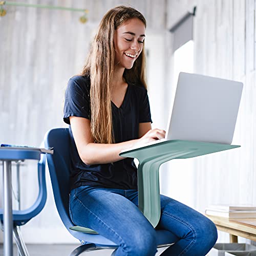 ECR4Kids The Surf Portable Lap Desk with Cushion, Flexible Seating, Seafoam - color: Seafoam