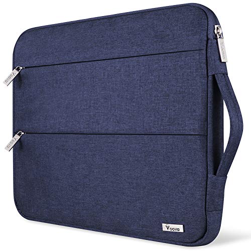 Voova 15.6 16 Inch Laptop Sleeve Case Compatible with MacBook Pro 16 M1/M2/M3/M4 Max 2019-2025, 15.6-16” Hp Lenovo Acer Asus, Waterproof Slim Computer Bag Cover with Handle, Blue - color: Blue, size: 15.6-16 Inch