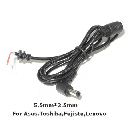 5.5 x 2.5mm Laptop Power Supply, DC Repair Power Cord, for Asus Lenovo | Power adapter output cable interface, compatible with Asus Lenovo power adapter plug size: 5.5mm * 2.5mm - size: 5.5-2.5mm