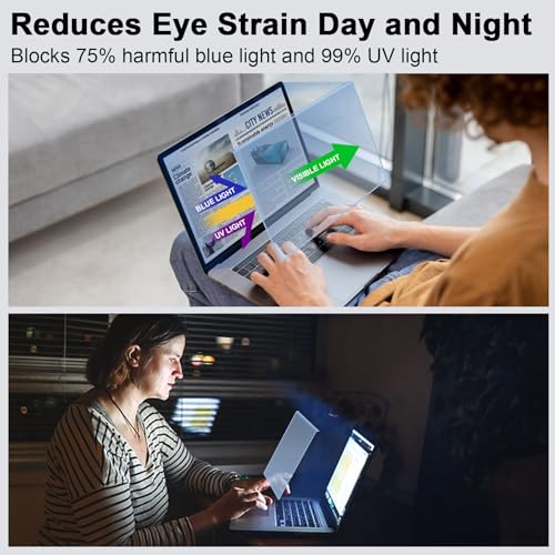 15.6 Inch Blue Light Screen Protector Panel, Eye Protection Anti-Scratch Blue Light Screen Filter for 15.6" with 16:9 Aspect Ratio Laptop, HD Not Anti-Glare