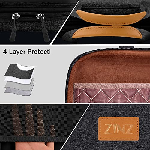 ZINZ Slim Expandable Laptop Case 13 Inch Sleeve Upgraded Protective Durable TSA Handbag for 13" MacBook Air/Pro/Neo M5/M4/M3/M2/M1, iPad Pro 12.9, Surface Pro 3/4/5/6/2017 12.3", XPS 13,B01K01 - color: B01k01, size: 13"