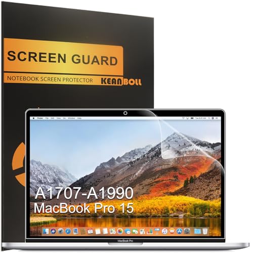 KEANBOLL 3-Pack Anti-Glare (Matte) Screen Protector for Apple MacBook Pro 15 Inch (2019-2016 Released) Model : A1707 A1990 with Touch Bar - size: MacBook 15 inch