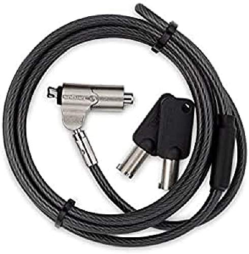 Targus DEFCON Trapezoid Keyed Cable Lock for Laptop Computer and Desktop Security Cable (ASP65GLX) - size: Trapezoid, style: Keyed Cable