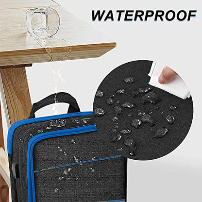 Slim & Expandable Laptop Backpack Water Resistant Backpack Travel Backpack Compatible with MacBook Air/Pro/Neo 13-14 inch, XPS 13/14, Surface 13.5" and Most 13-14 Notebooks，B01BL01 - color: B01bl01, size: 13"-14"
