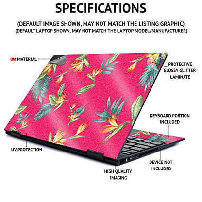 MightySkins Glossy Glitter Skin Compatible with HP Chromebook x360 14 (2021) - BeYouTiful | Protective, Durable High-Gloss Glitter Finish | Easy to Apply, Remove, and Change Styles | Made in The USA - color: Beyoutiful