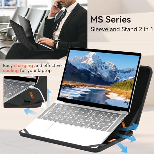 Smatree MS30T Hard Protective 13.3-14 inch Laptop Sleeve Case Compatible for Samsung Galaxy Chromebook/Chromebook 2, ASUS Zenbook 13 OLED, Lenovo Yoga Slim 9i - color: Black, size: 13.3 inch/MS30T/Size: 32*21.8cm