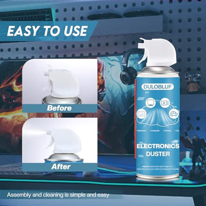 Compressed Air Duster: Computer Keyboard Cleaner