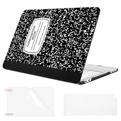 Fintie Case for MacBook Neo 13 Inch with Keyboard Skin & Screen Protector | 2026 A3404, Snap-On Design, Slim Fit, Hard Shell Cover, Composition Book - color: Composition Book