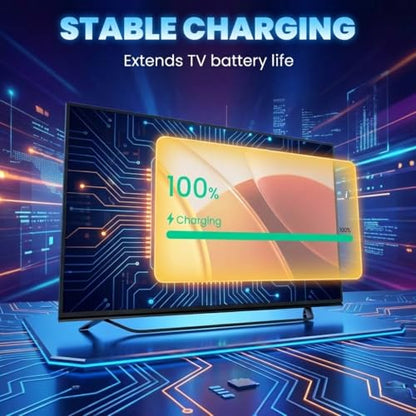Syfrufo DC 19v Power Cord Compatible with Samsung TV 32" J M Series 48W AC Adapter Charger