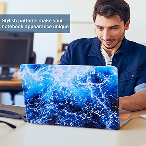 icolor Laptop Skin Sticker Decal 12 13 13.3 14 15 15.4 15.6 inch Personalized Universal Notebook Vinyl Skin Stickers Cover Art Decal Computer Protector (Blue Ocean) - color: Blue ocean