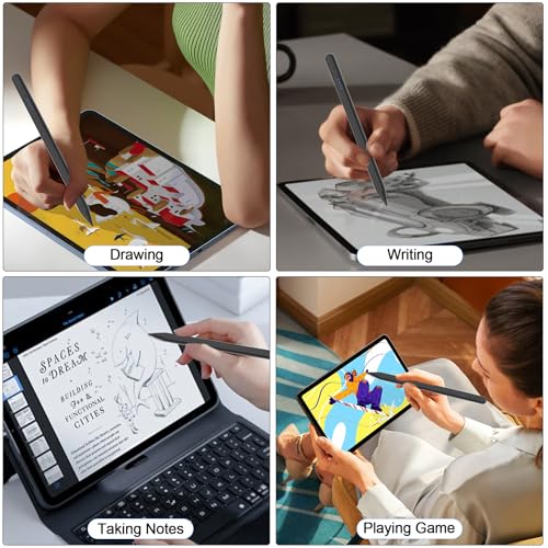 Stylus Pen for Apple iPad 2018-2026, USB C 15 Mins 2X Fast Charge Pencil 2nd Generation Compatible with iPad Pro 11"/12.9"/M4, Air 3/4/5/M2,Mini (A17 Pro) 7/6/5 Gen, iPad (A16) 11/10/9/8/7/6 Black - color: P03-Black