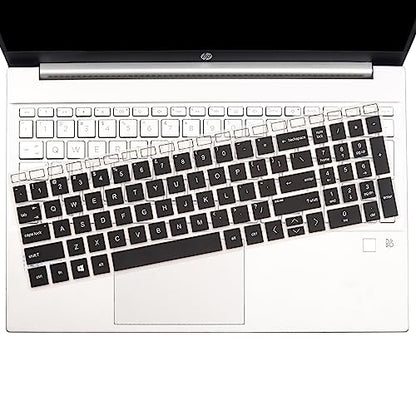 Keyboard Cover for 15.6 17.3 HP Laptop 17-cn 17-cp 15-fc 15-fd 15-fd0083wm 15t-fd000 15-fc0013od 15-fc0081nr 15-fc0093dx 15-fc0037nr fc0030tg fc0046au fc0014la 15-fd0081wm fd0357nr fd0099nr fd0025st - color: GradientBlack(Regular Letters)