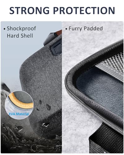 Hard Laptop Case 13 Inch with Stopper and Book Clip - Black | Shockproof Waterproof Laptop Case 13 Inch for HP Dell Lenovo ASUS Acer - 14.2 MackBook Pro Case - color: Black, size: 13-14 Inch